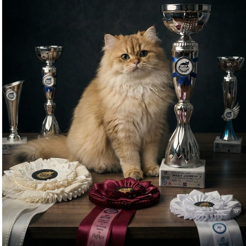 award winning british shorthair cattery trophies ozmen crew cattery