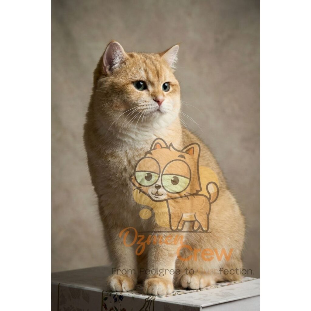 show quality golden british shorthair raiko ozmen crew